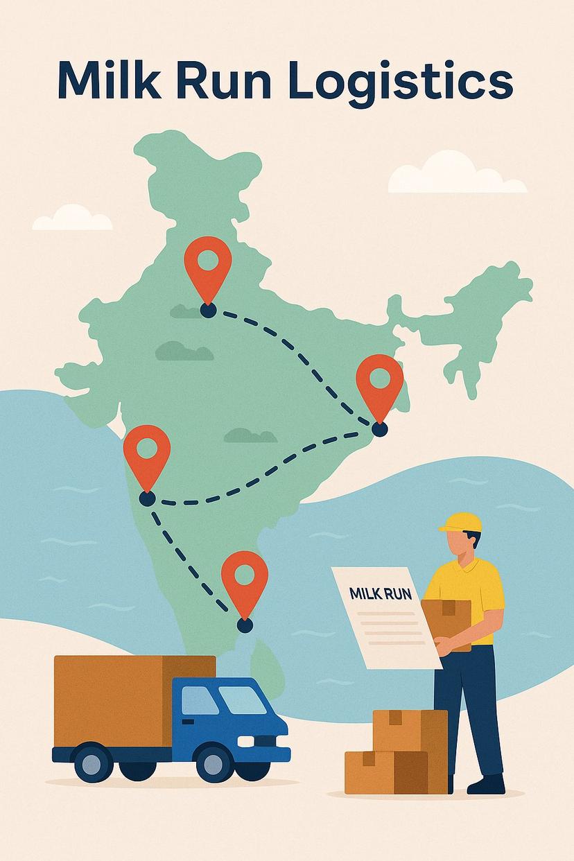 Milk Run Logistics: Efficient Route Planning for Supply Chains
