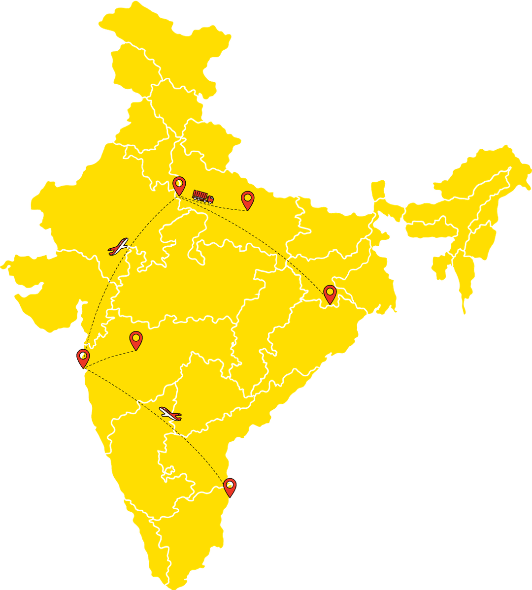 domestic-logistics-india-map