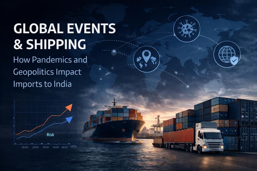 Global Events & Shipping: How Pandemics and Geopolitics Impact Imports to India