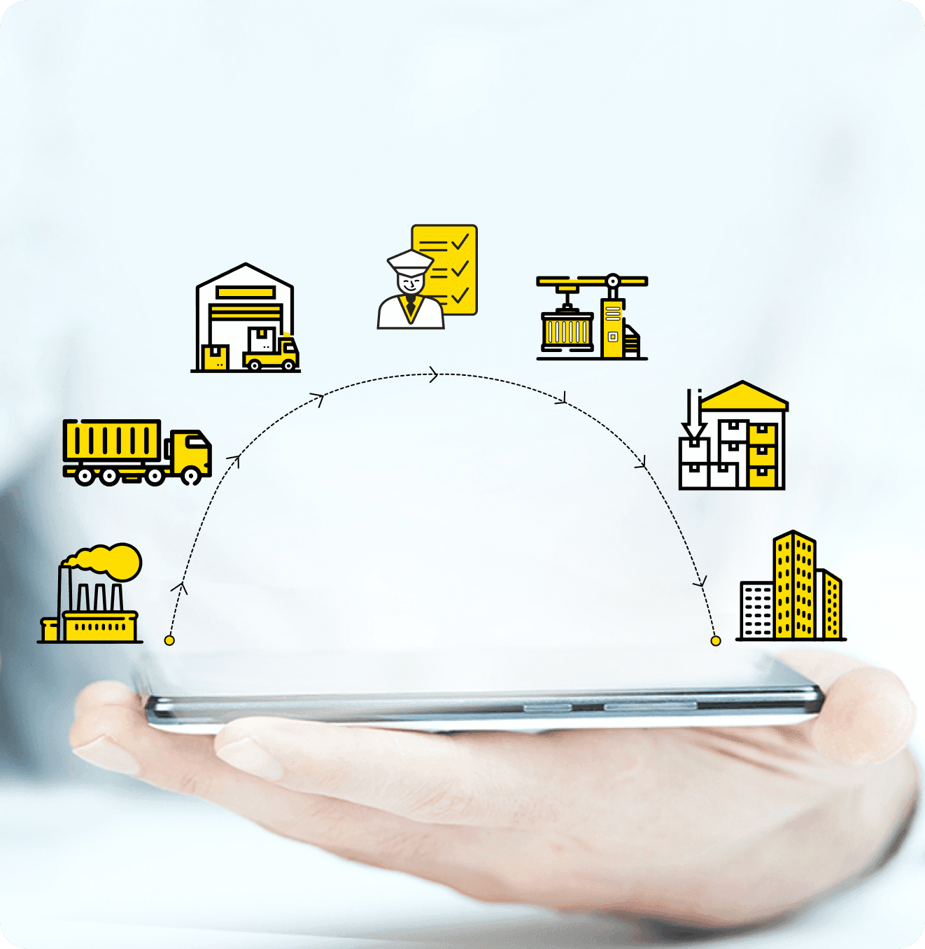 Abbildung von FOB-Exporten und CIF-Importen